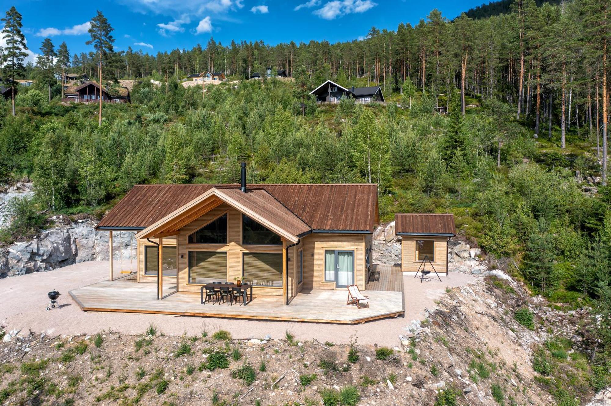 Furuheim Lodge, 4 Seizoenen Vakantiehuis Met Fantastisch Uitzicht Vradal Exterior photo
